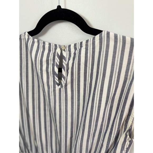 Seraphine Striped Peplum Top‎ Casual Blouse Sleeveless Women's Maternity - Picture 4 of 5